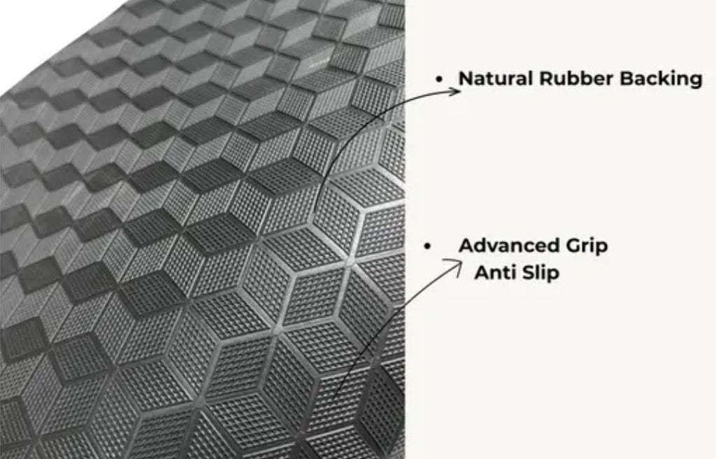 3D Realistic Pattern Non-slip Absorbent Mat
